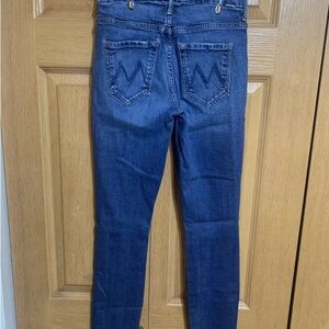 Mother Denim Size 25 Skinny Jeans High Waisted Looker